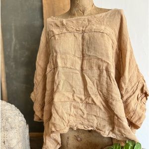 Italian linen oversized shirt